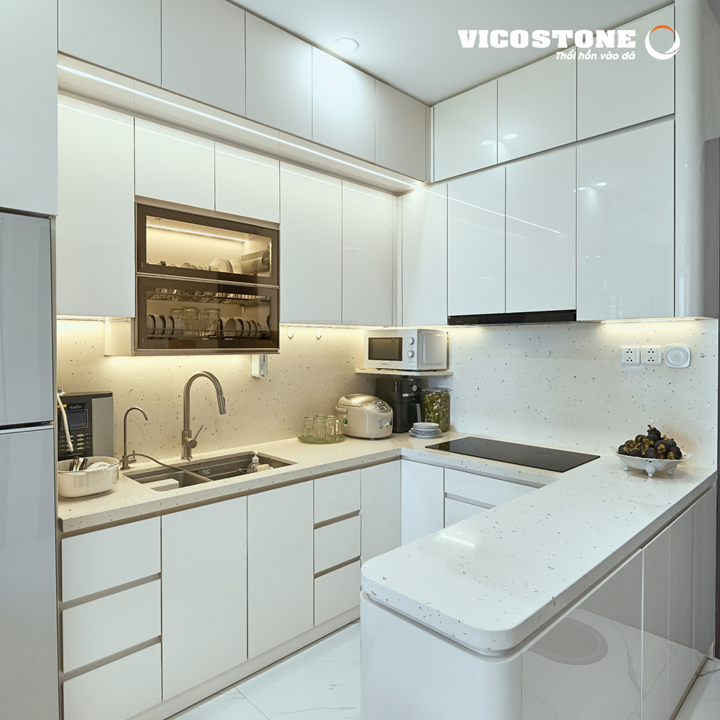  Đá VICOSTONE White Shells BQ370