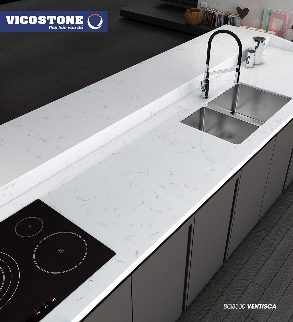 Mẫu đá bếp VICOSTONE VENTISCA BQ8330