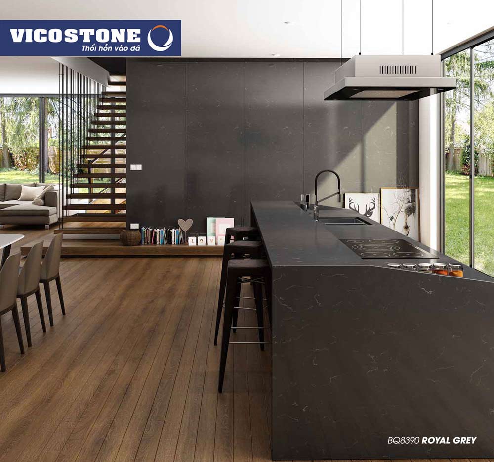Mẫu đá VICOSTONE ROYAL GREY BQ8390