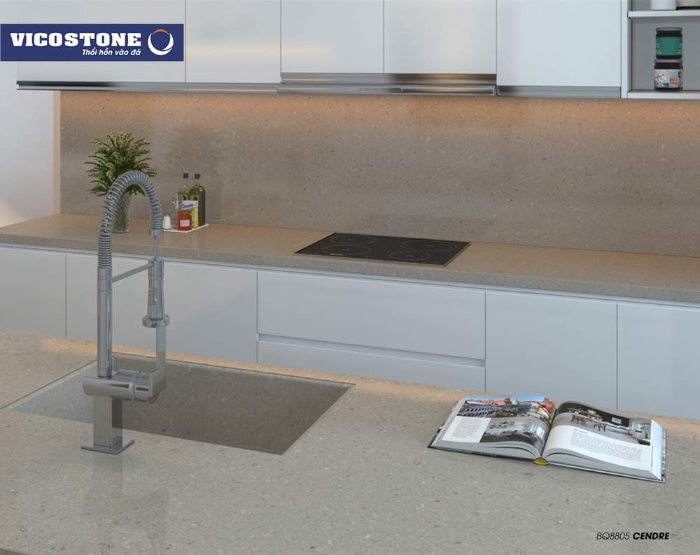 Mẫu đá VICOSTONE CENDRE BQ8805