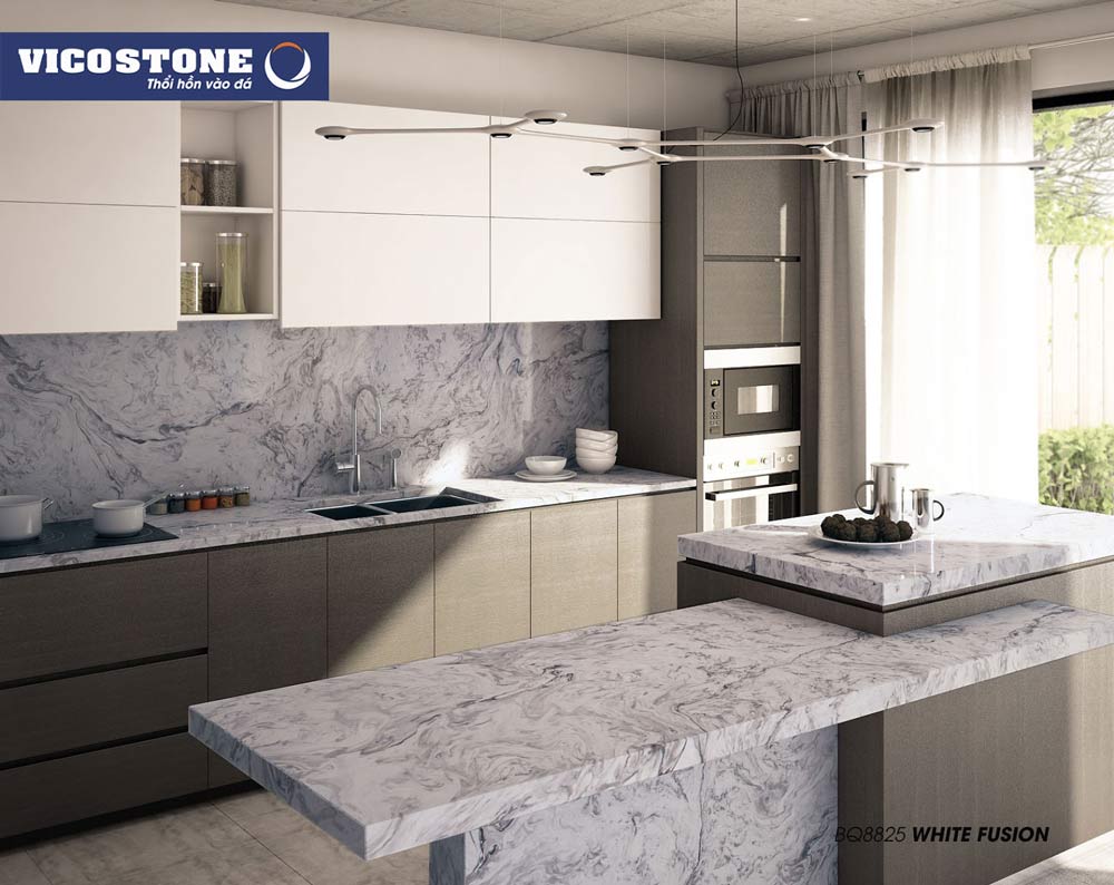 Đá bàn bếp bền, đẹp, cao cấp của VICOSTONE
