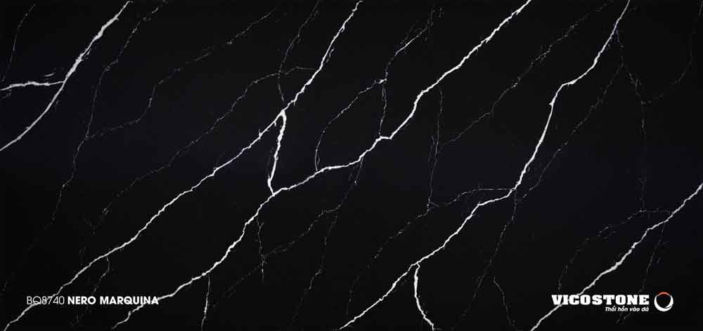Mẫu đá VICOSTONE NERO MARQUINA BQ8740.
