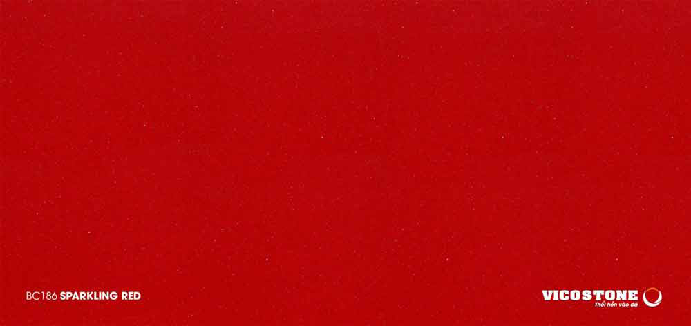 Mẫu đá VICOSTONE Sparkling Red BC186
