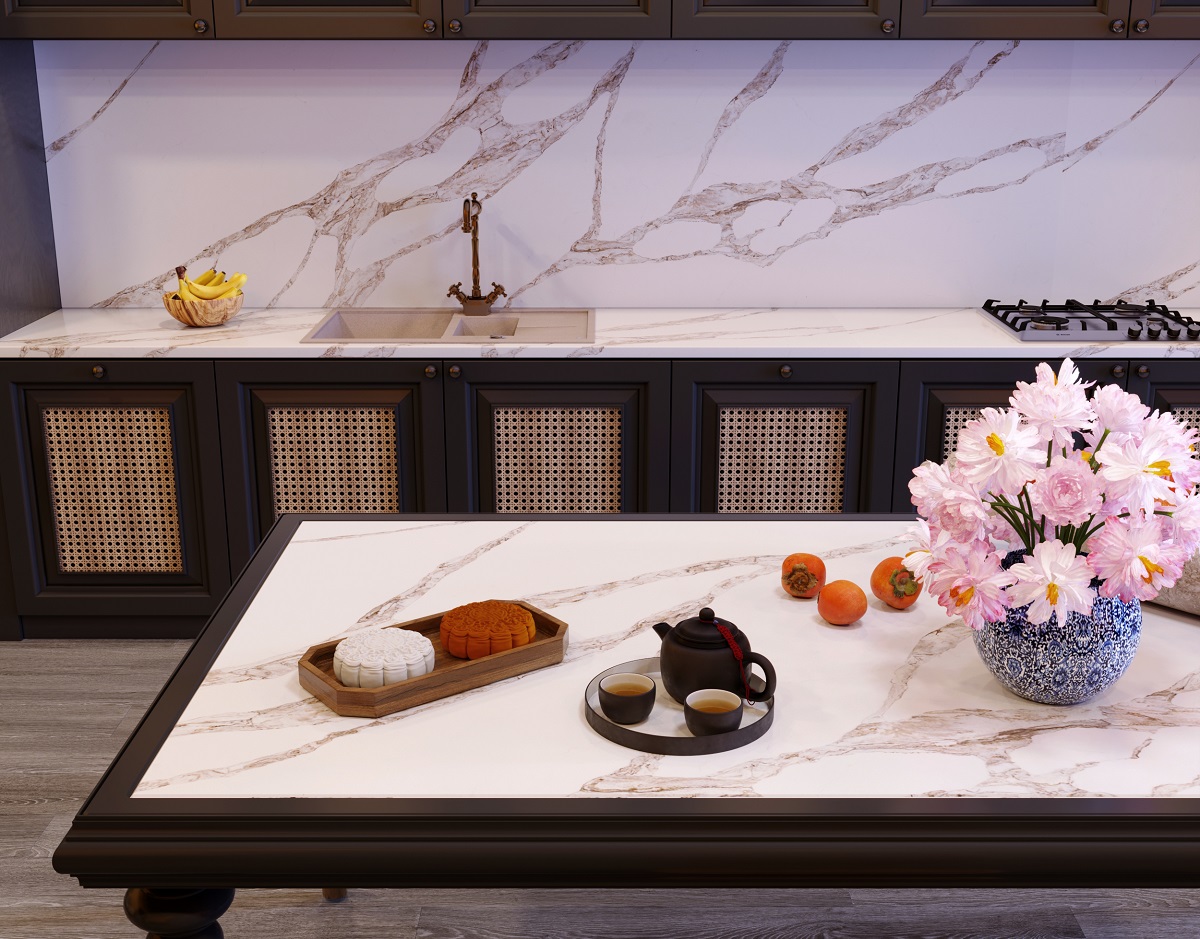 【VivRe stone】 stacked-stone-panels-white-oak